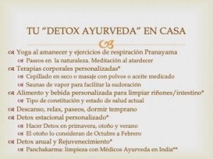 Detox Ayurveda en Casa